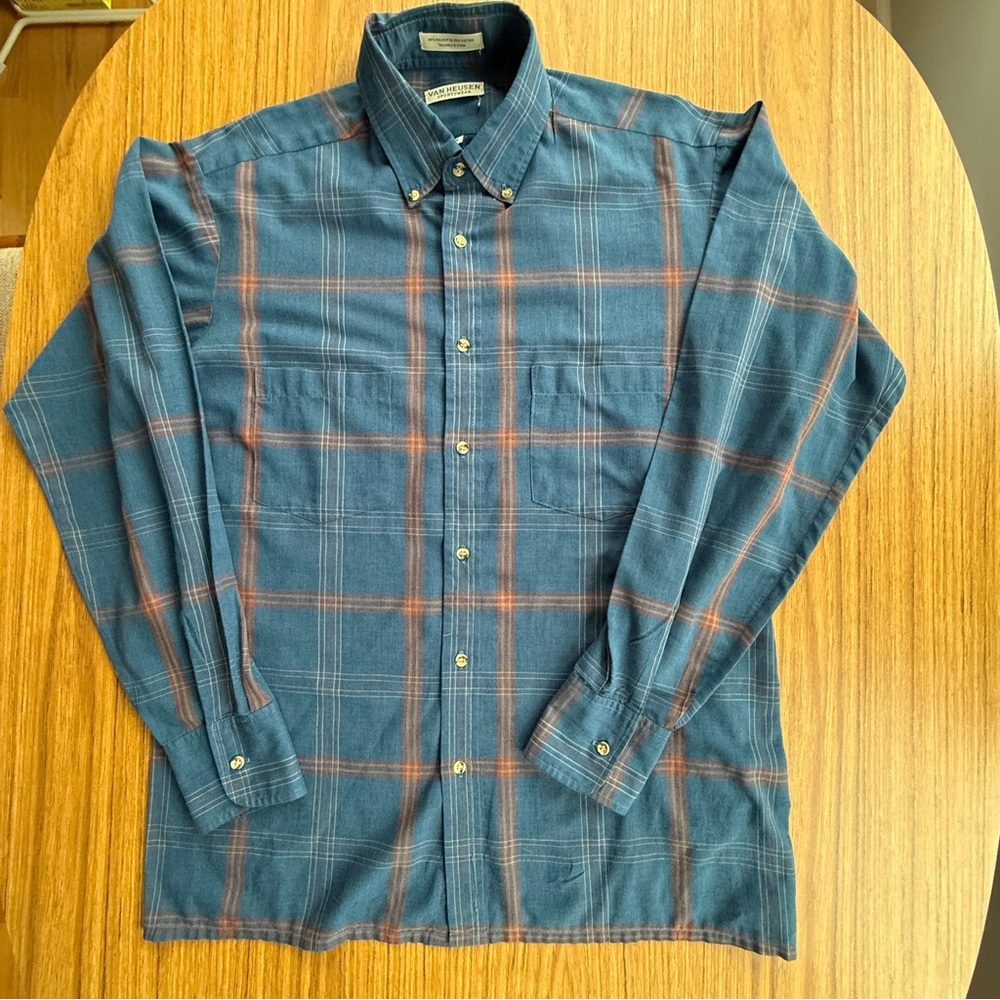 Vintage Van Heusen Sportswear Plaid Shirt – Men’s M